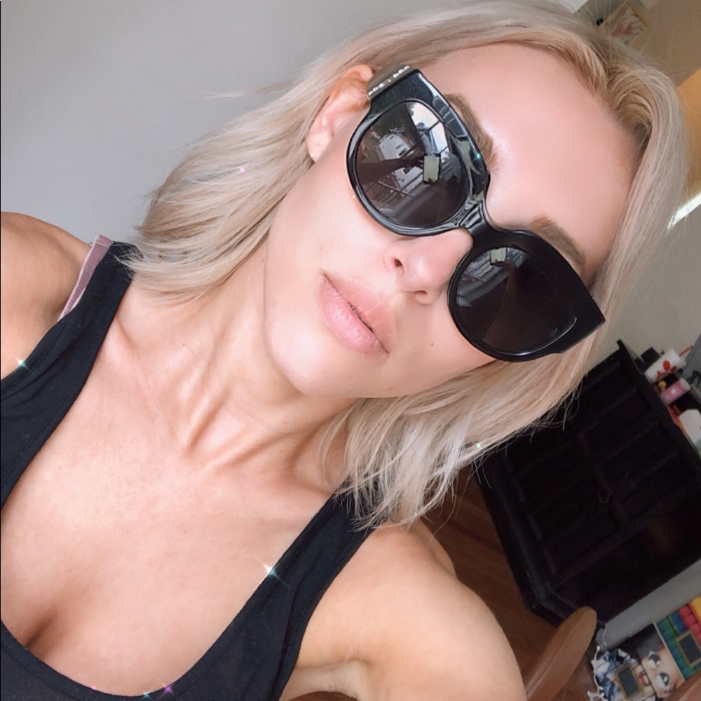 Michael Kors Villefranche Black Sunglasses